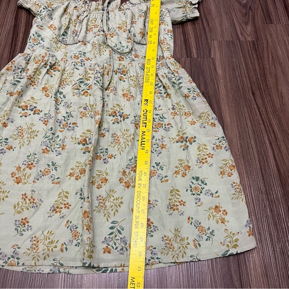 Lulu's sz L All Heart Floral Off the Shoulder Mini Dress - Picture 8 of 14